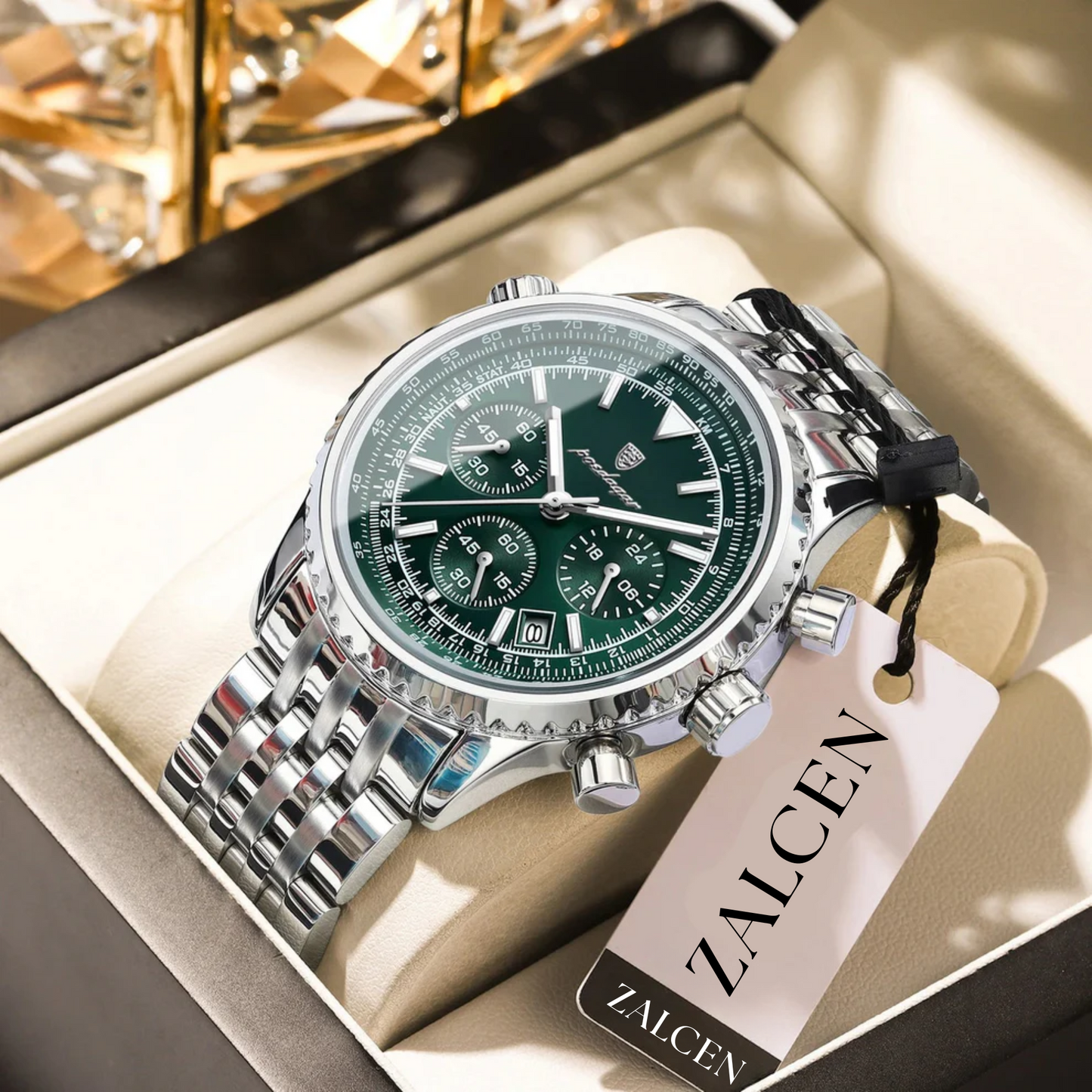 Luxury Men’s Watch with Functional Chronograph