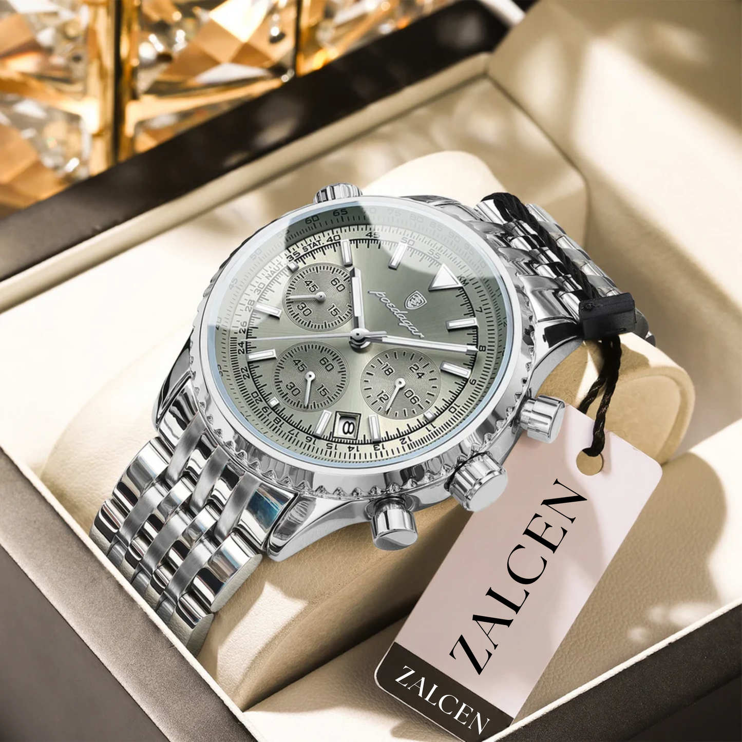 Luxury Men’s Watch with Functional Chronograph