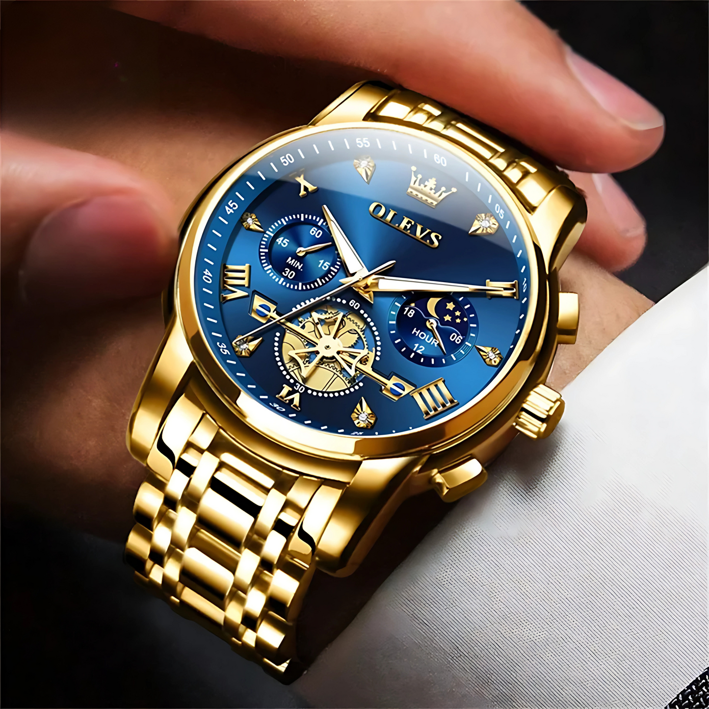 Luxury Men’s Watch with Classic Design and Modern Features