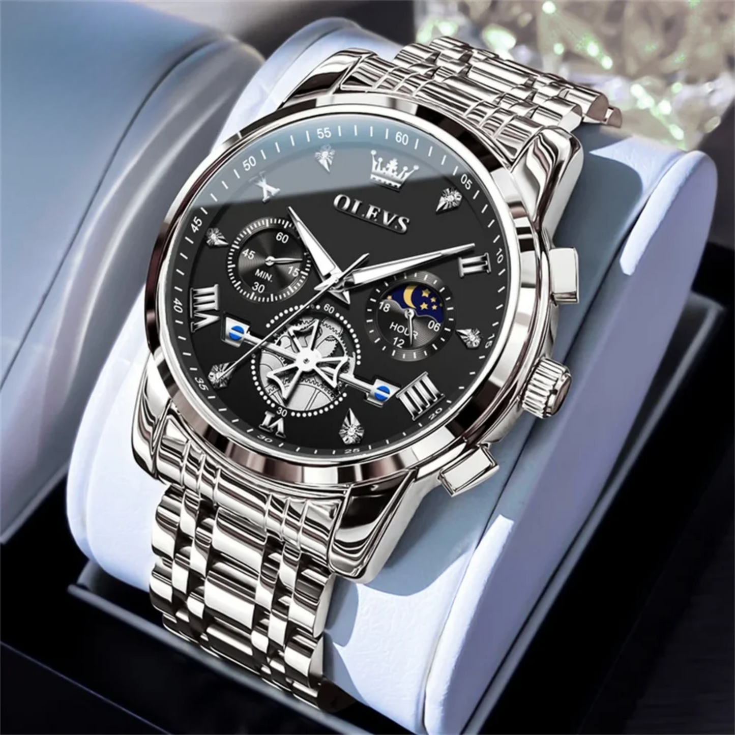 Luxury Men’s Watch with Classic Design and Modern Features