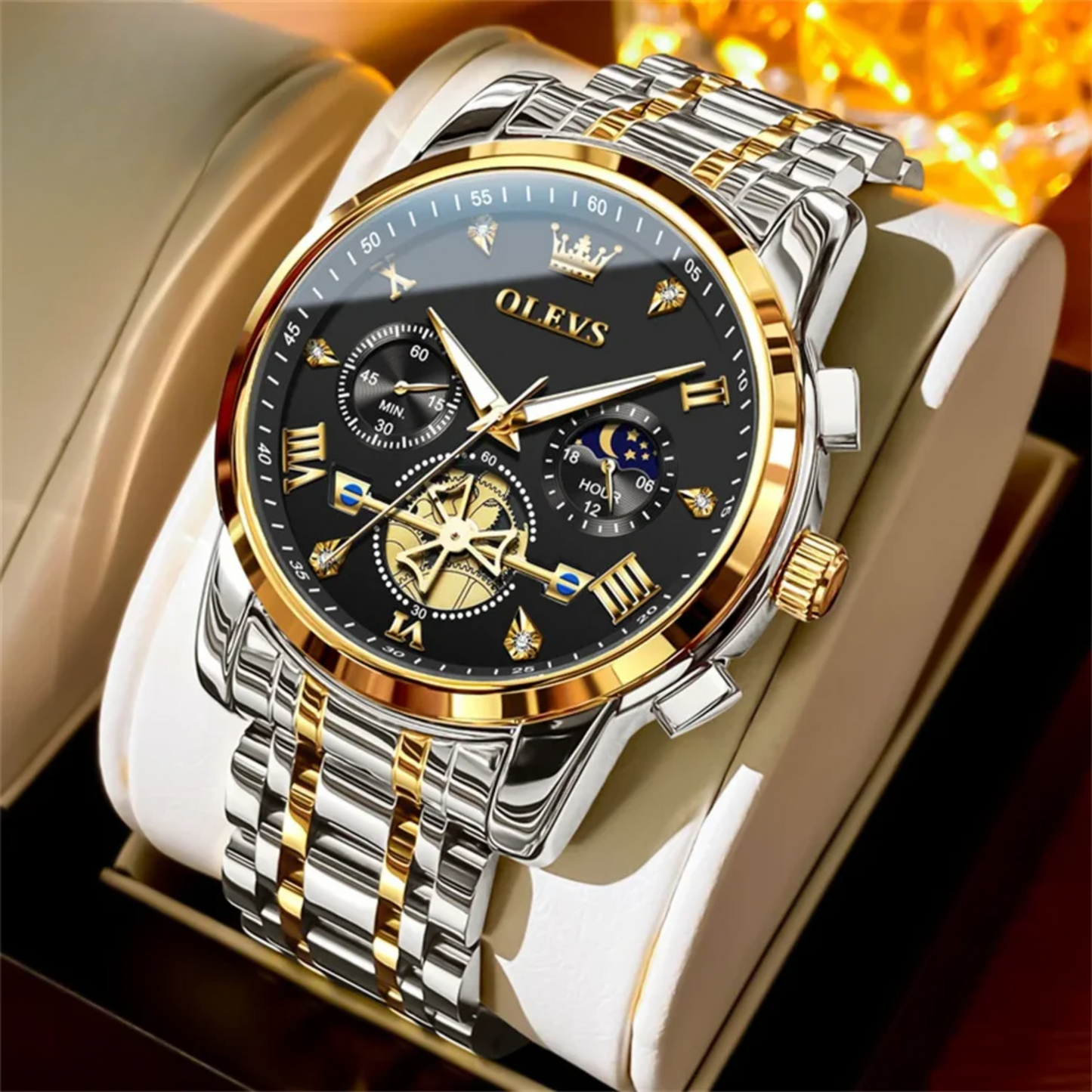Luxury Men’s Watch with Classic Design and Modern Features