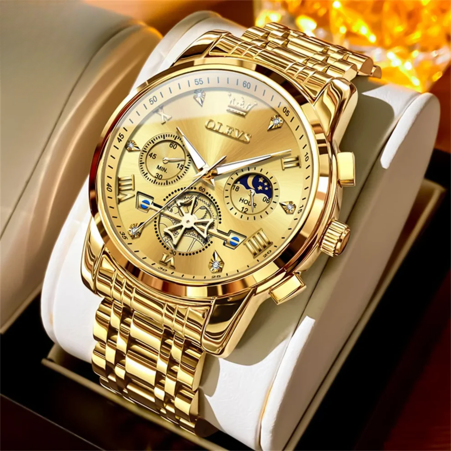 Luxury Men’s Watch with Classic Design and Modern Features
