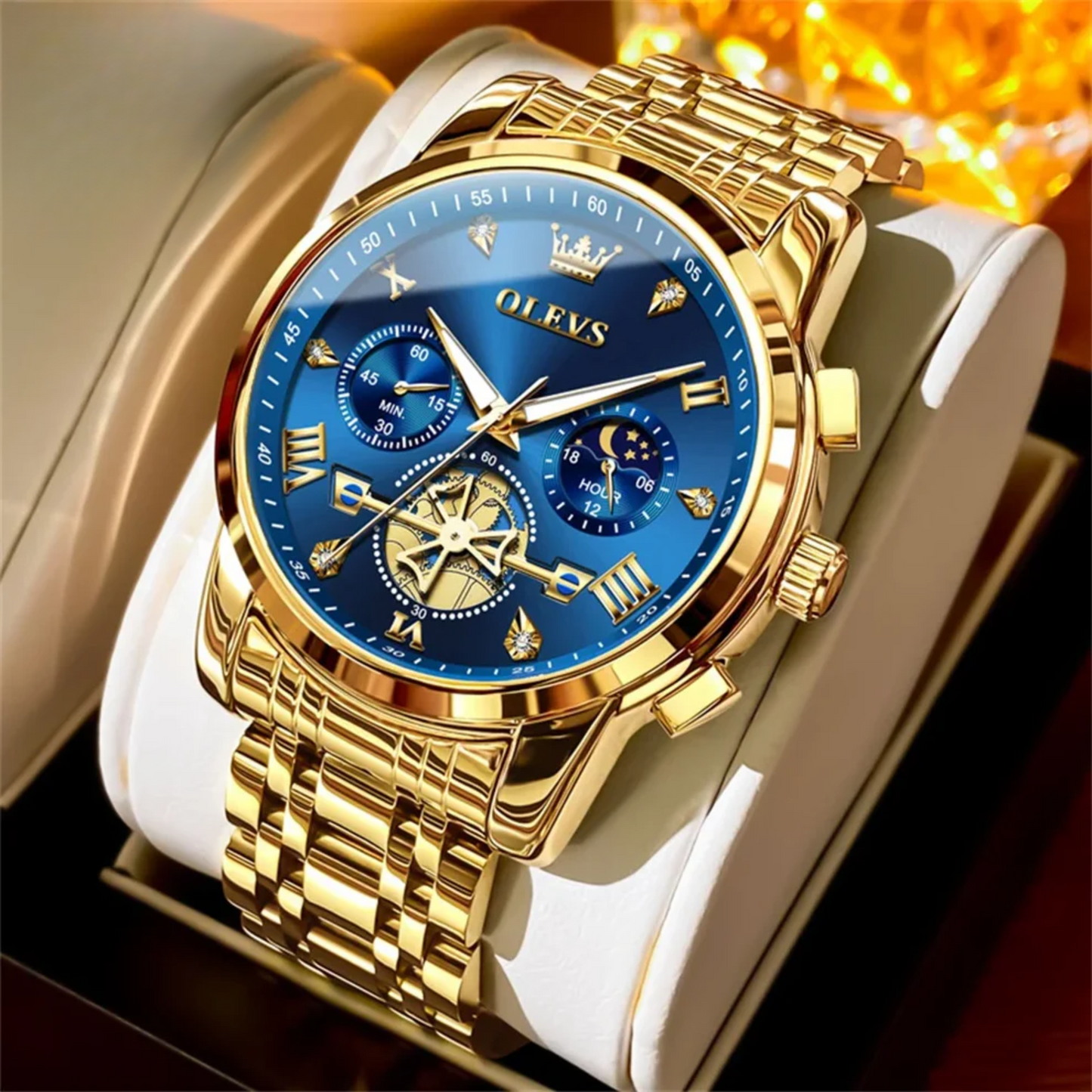 Luxury Men’s Watch with Classic Design and Modern Features