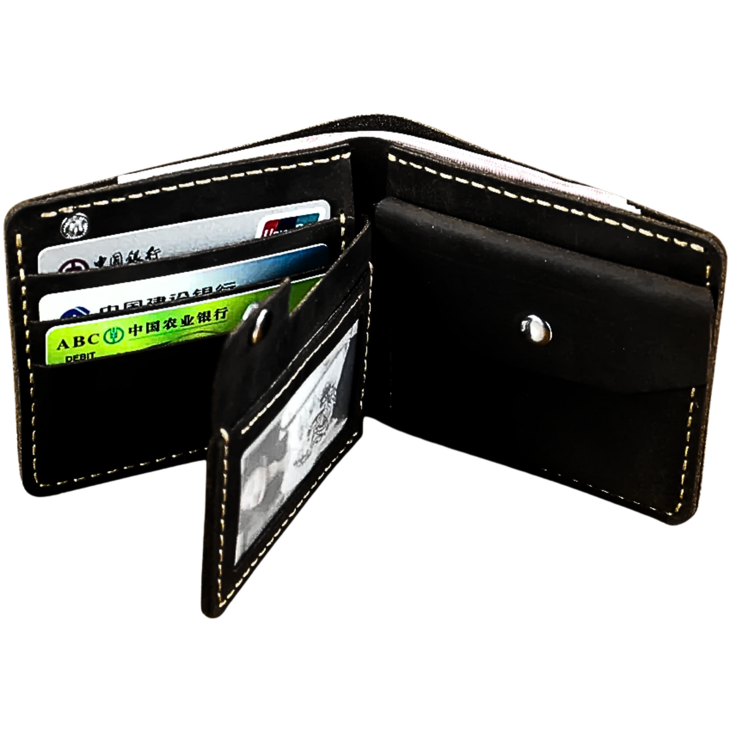 Men’s Wallet – Compact Model with Coin Pocket