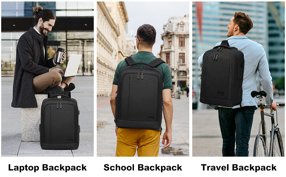Lightweight Laptop Backpack – Slim Water-Resistant Daypack for Travel, Work & School