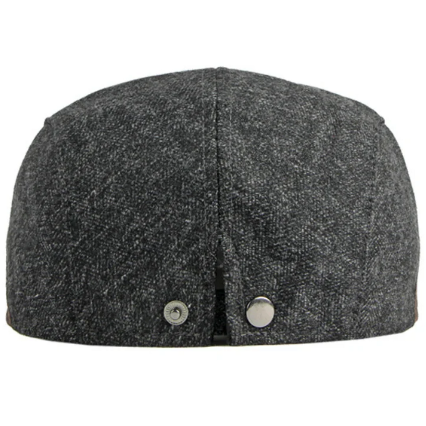 Men's Classic Beret with Leather Details
