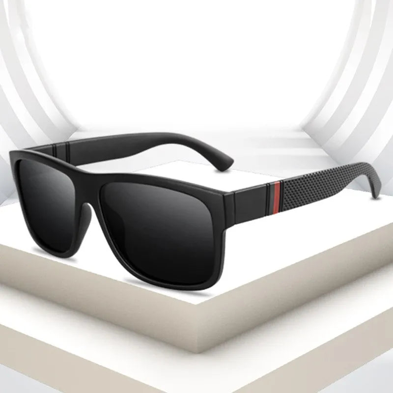 Sport-Inspired Rectangular Sunglasses – Performance & Style UV400