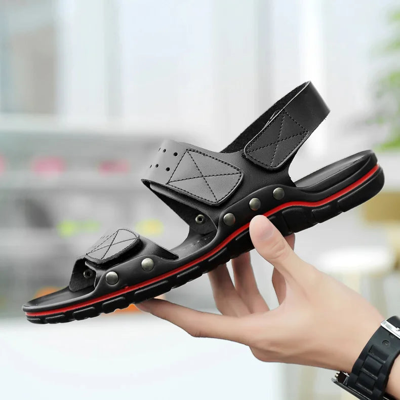 Lässige Ledersandalen für Herren – Sommer, Outdoor & Wandern, weich & luxuriös