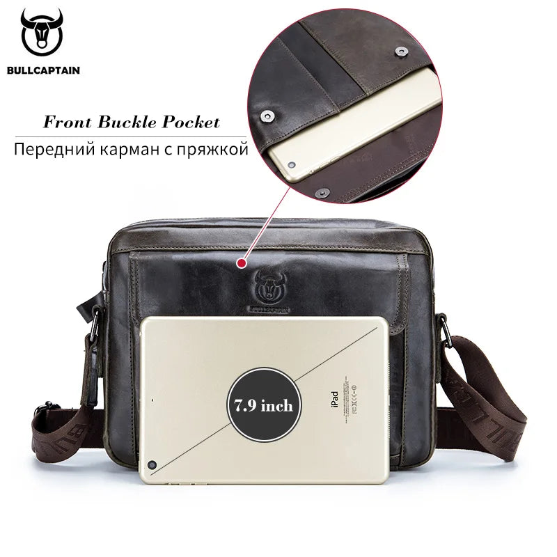 Men’s Leather Messenger Bag – Classic Style and High Durability