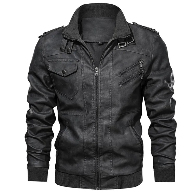 Men’s Urban Style Jacket with Inner Lining and Sleek Design
