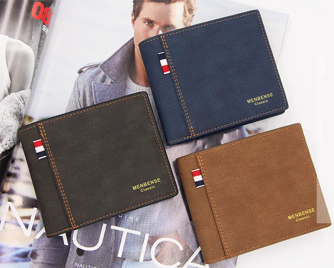 Men’s Classic Premium Fabric Wallet – Modern Style and Functionality