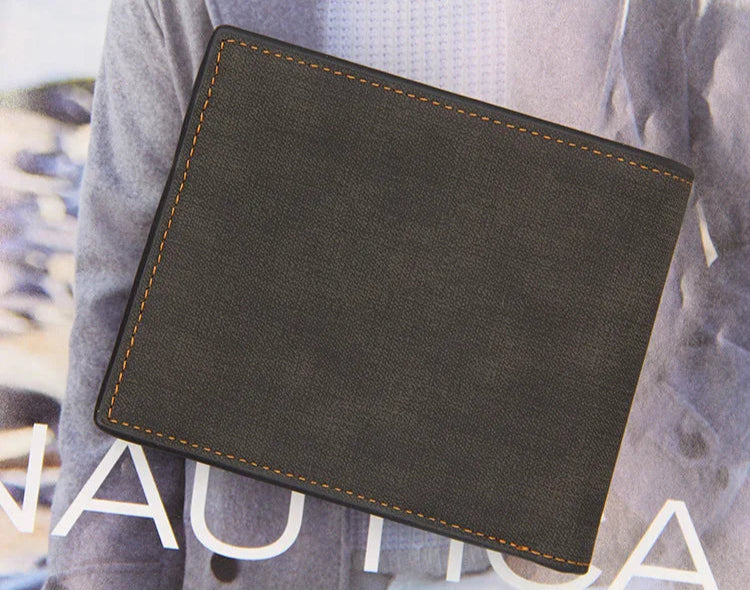 Men’s Classic Premium Fabric Wallet – Modern Style and Functionality