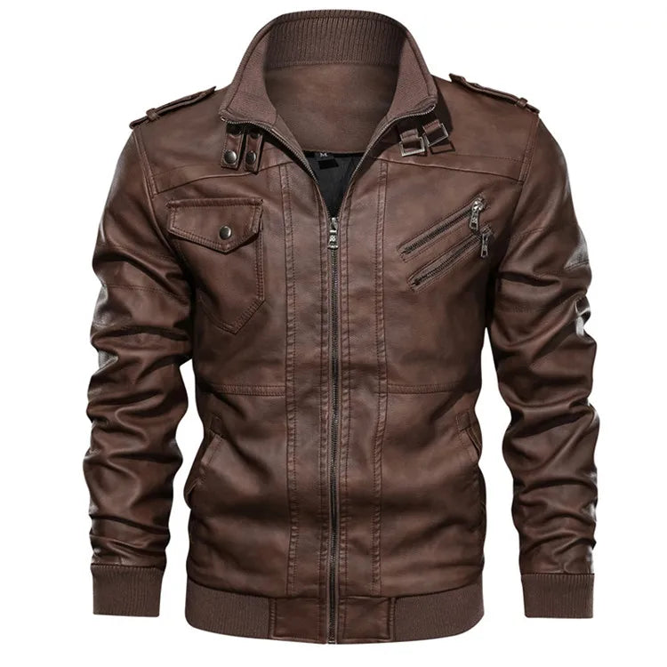 Men’s Urban Style Jacket with Inner Lining and Sleek Design