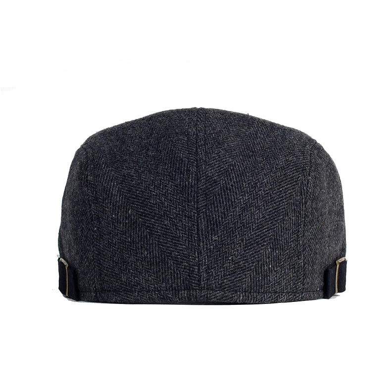 Men's Vintage Beret in Textured Fabric