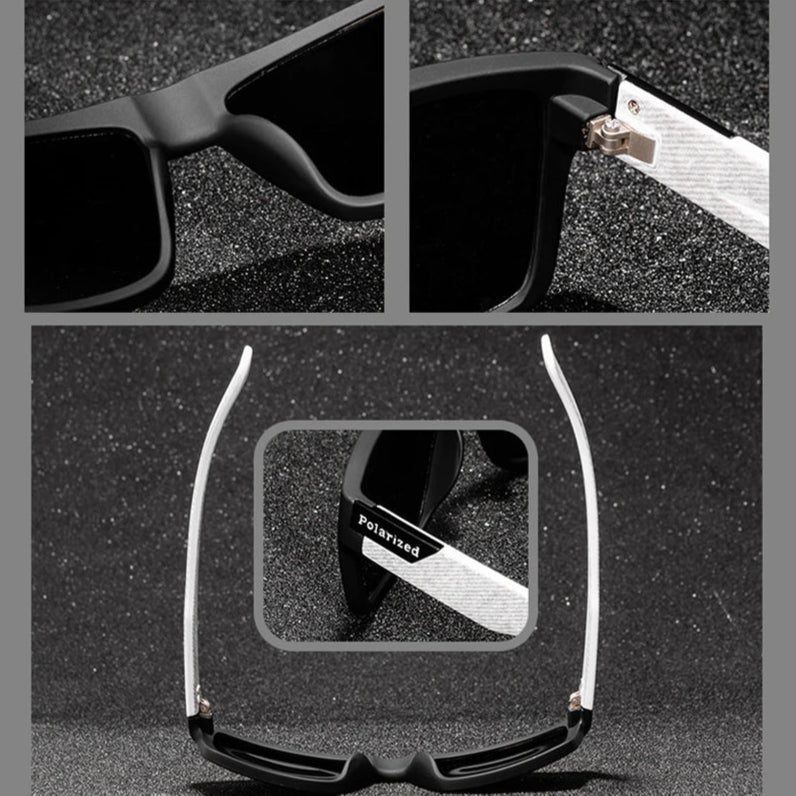 Polarized Sport Sunglasses with Two-Tone Frame – Bold & Protective UV400