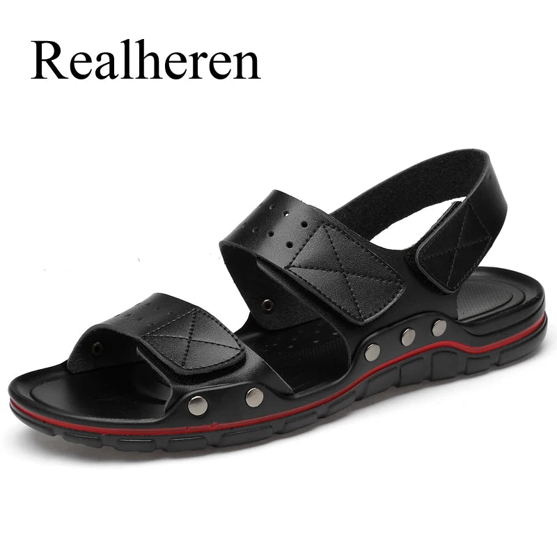 Lässige Ledersandalen für Herren – Sommer, Outdoor & Wandern, weich & luxuriös