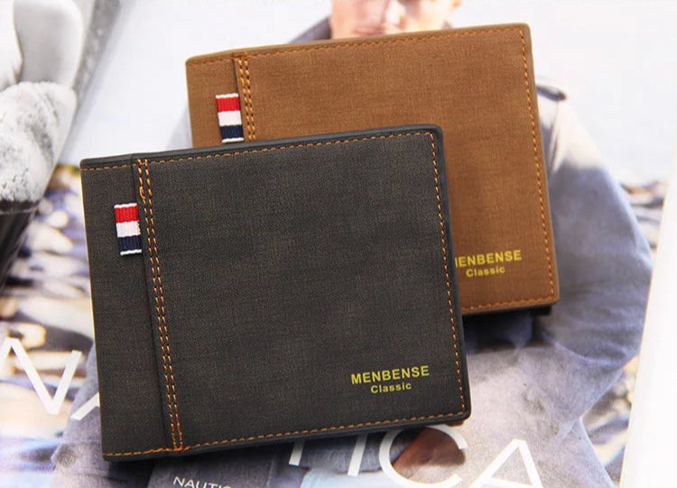 Men’s Classic Premium Fabric Wallet – Modern Style and Functionality