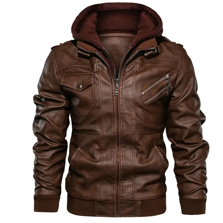 Men’s Urban Style Jacket with Inner Lining and Sleek Design