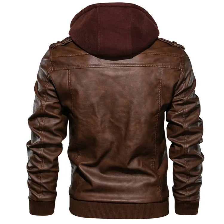 Men’s Urban Style Jacket with Inner Lining and Sleek Design