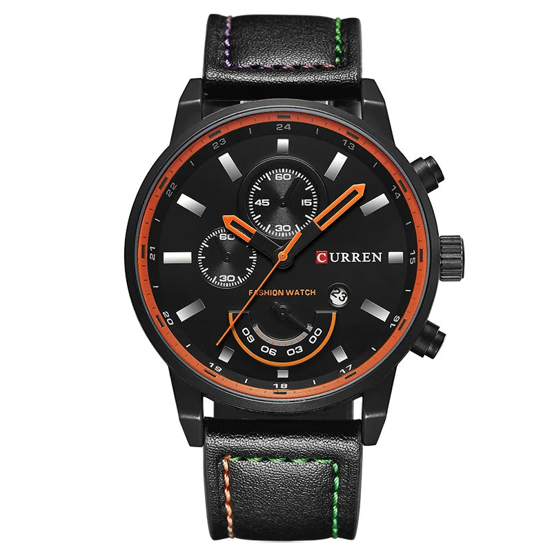 Quartz Watch Men Watches Sports Chronograph