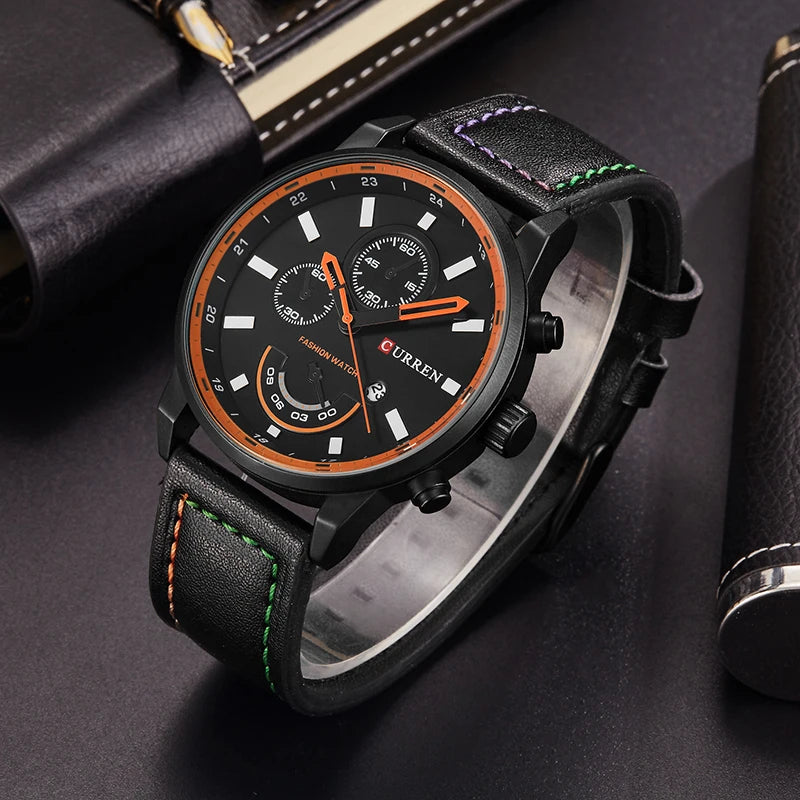 Quartz Watch Men Watches Sports Chronograph