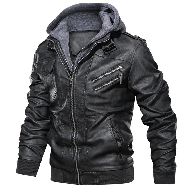 Men’s Urban Style Jacket with Inner Lining and Sleek Design