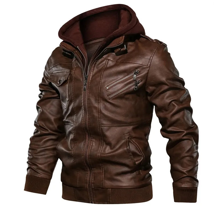 Men’s Urban Style Jacket with Inner Lining and Sleek Design
