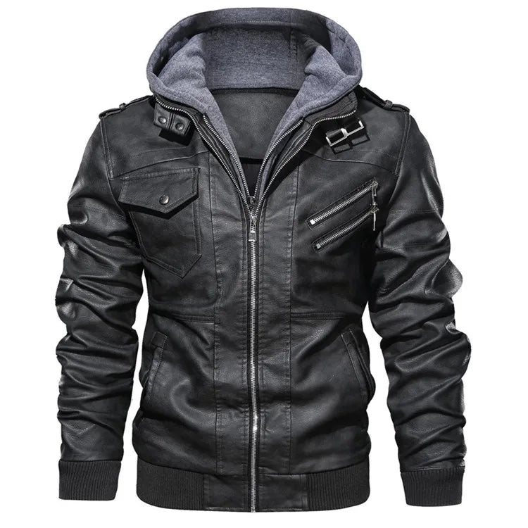 Men’s Urban Style Jacket with Inner Lining and Sleek Design
