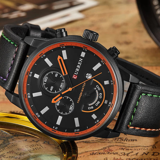 Quartz Watch Men Watches Sports Chronograph