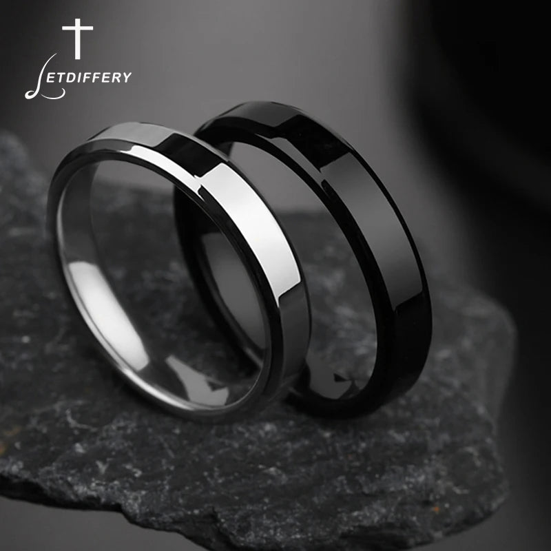 Modern Minimalist Rings – Sleek Everyday Style. 4mm