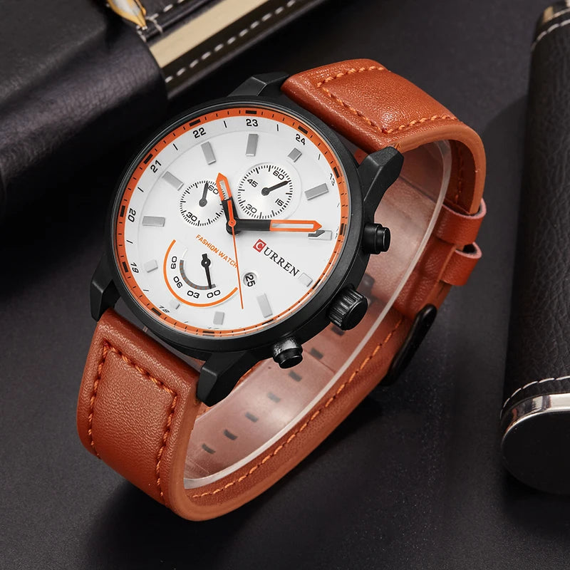 Quartz Watch Men Watches Sports Chronograph
