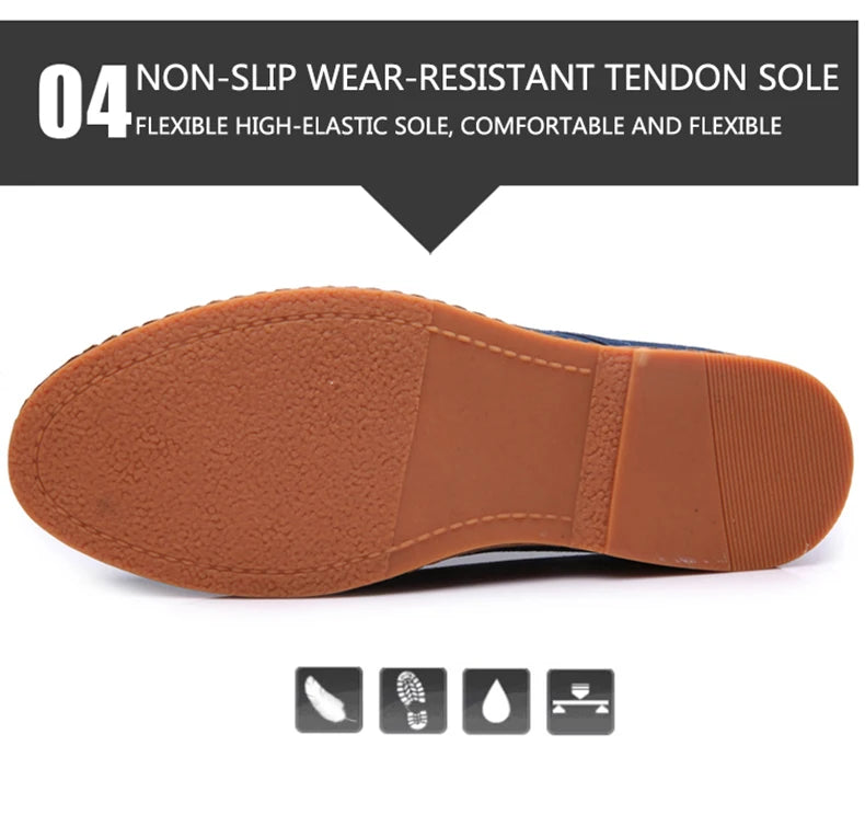 Oxford-Schuhe aus Wildleder und Leder für Herren – klassische Freizeitschuhe