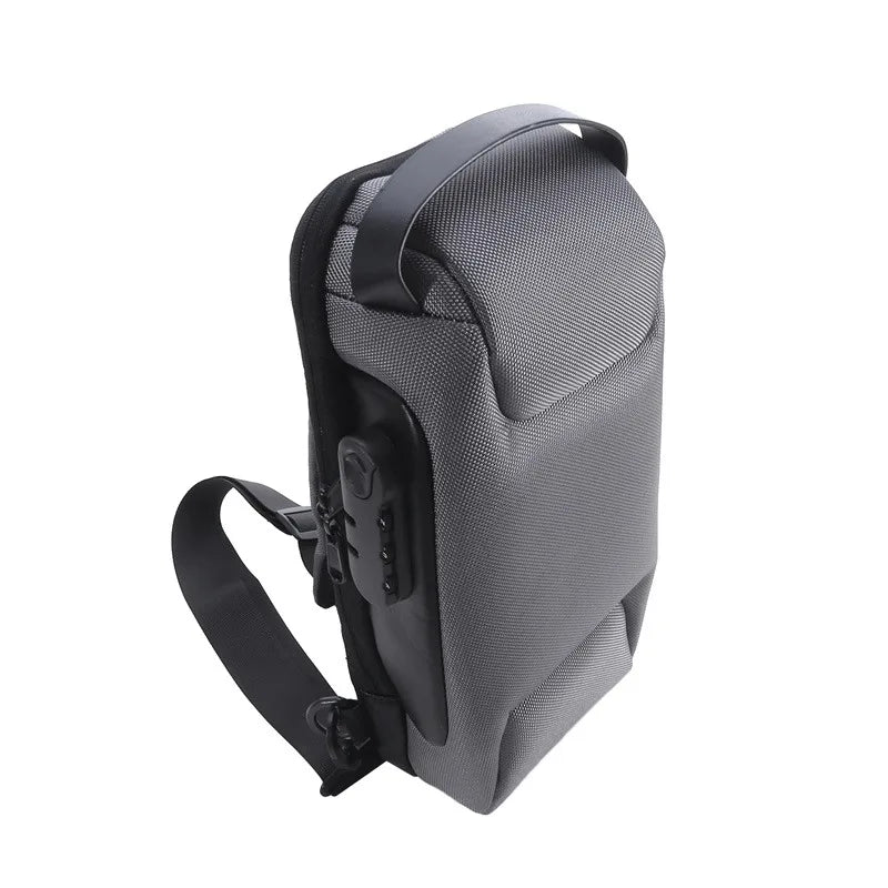 Anti-Theft Crossbody Bag with USB Charging – Modern, Secure, and Waterproof