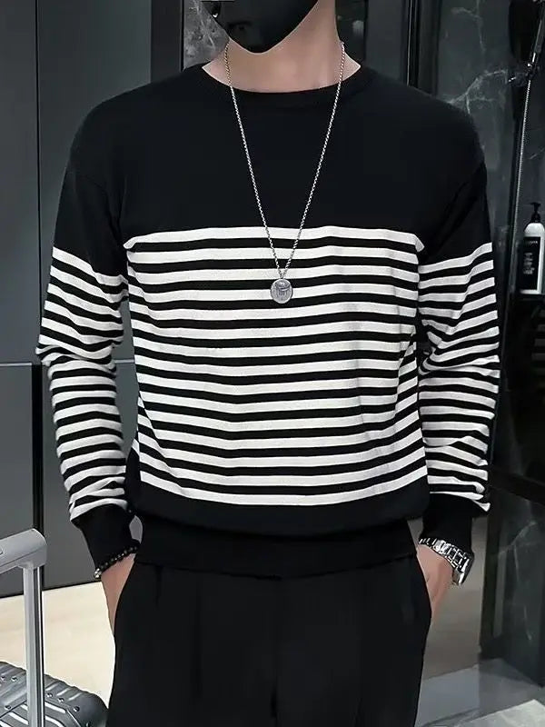 Modern Men’s Striped Sweater