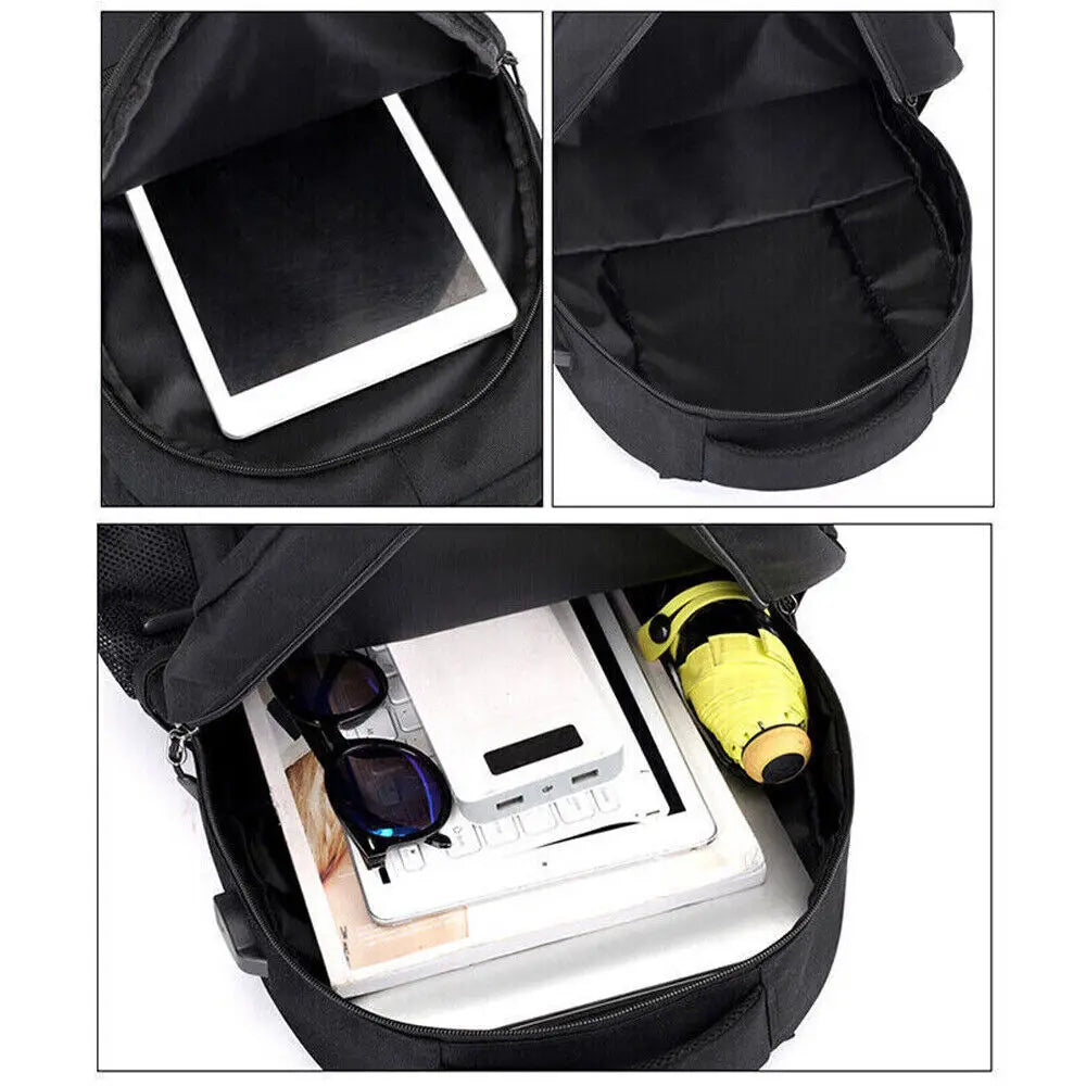Men’s Backpack with USB Charging – Large Capacity and Durable Design