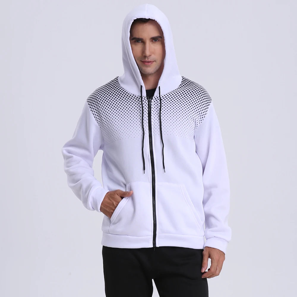 Gradient Print Sports Jacket – Performance Edition