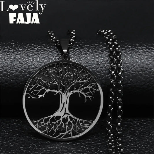 Tree of Life Men’s Necklace – Symbol of Strength and Connection