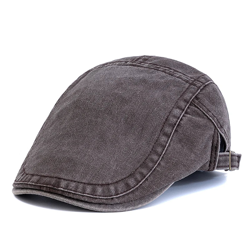 Men's Washed Cotton Beret