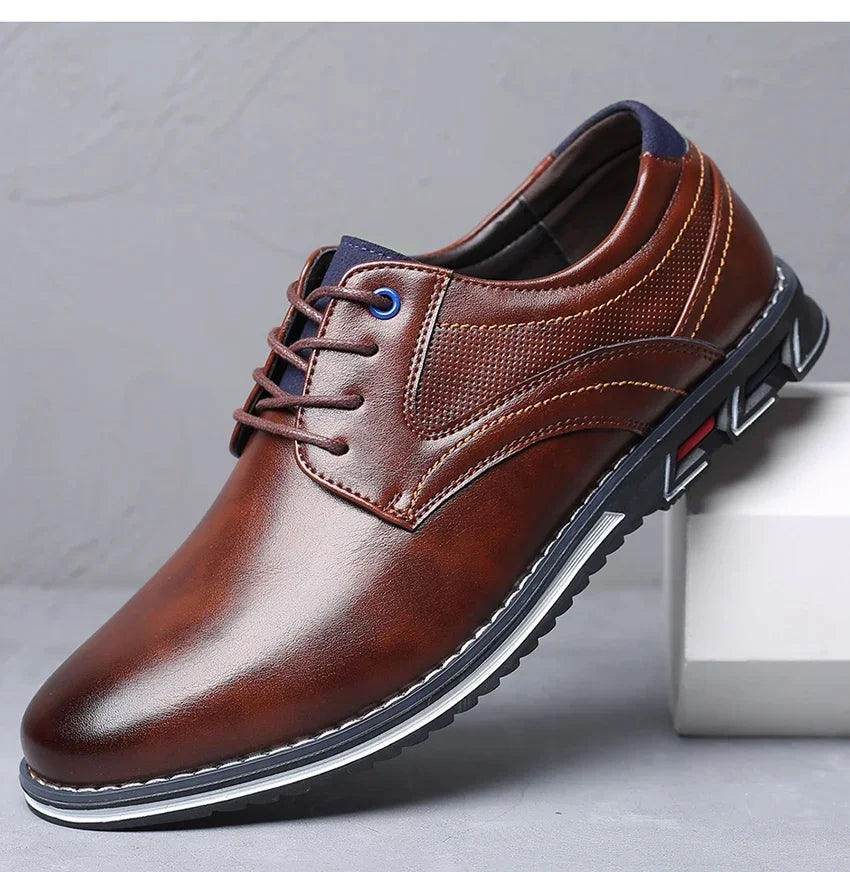 Retro Herrenschuhe - Business Brand Lederschuhe