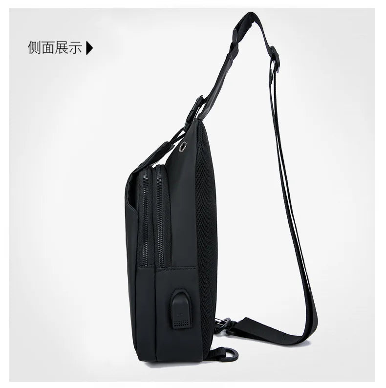 Men’s Sling Crossbody Bag – Compact, Modern, and Waterproof