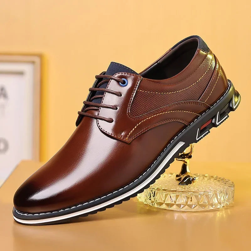 Retro Herrenschuhe - Business Brand Lederschuhe