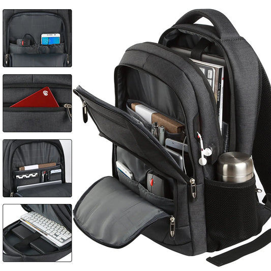 Men’s Executive Anti-Theft Backpack – Modern, Technological and Spacious