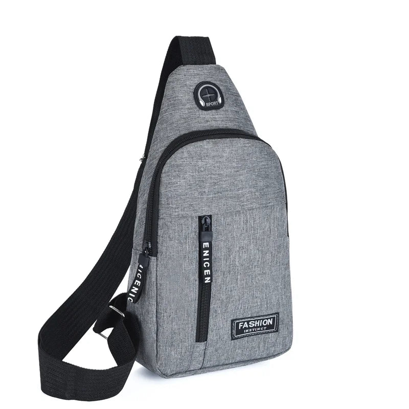 Men’s Casual Crossbody Sling Bag – Lightweight Urban Chest Pack for Daily Essentials