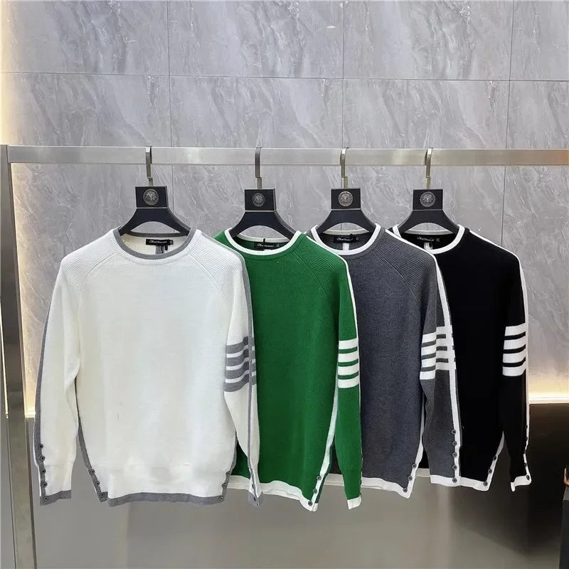 Men’s Slim Fit Knit Sweater – Minimalist Style with a Modern Touch