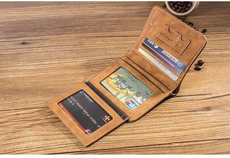Men’s Synthetic Leather Wallet – Classic and Functional Design