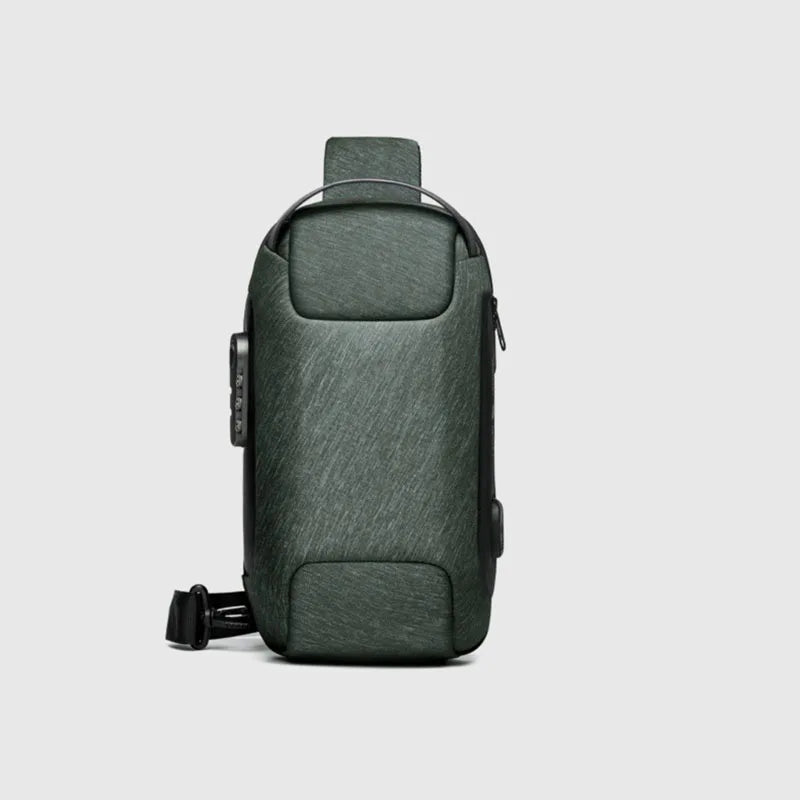 Anti-Theft Crossbody Bag with USB Charging – Modern, Secure, and Waterproof