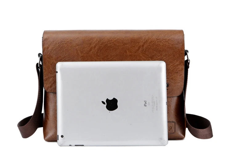 Men’s Messenger Bag – Timeless Sophistication for Stylish Men | Perfect for iPad and Laptop