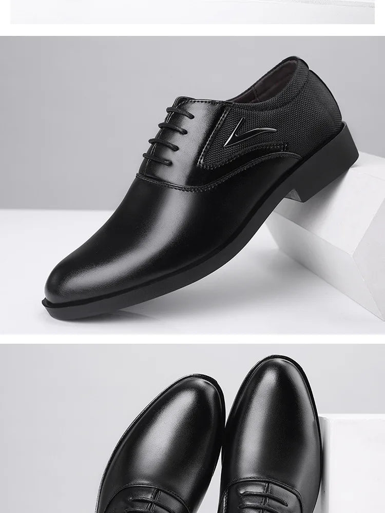 Herrenschuhe – Klassisches Freizeitleder, weich und formell