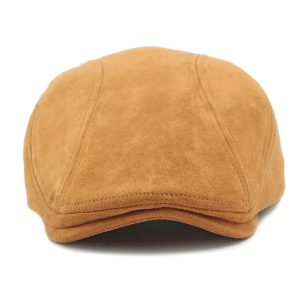 Men's Suede Beret – Elegant and Timeless Style