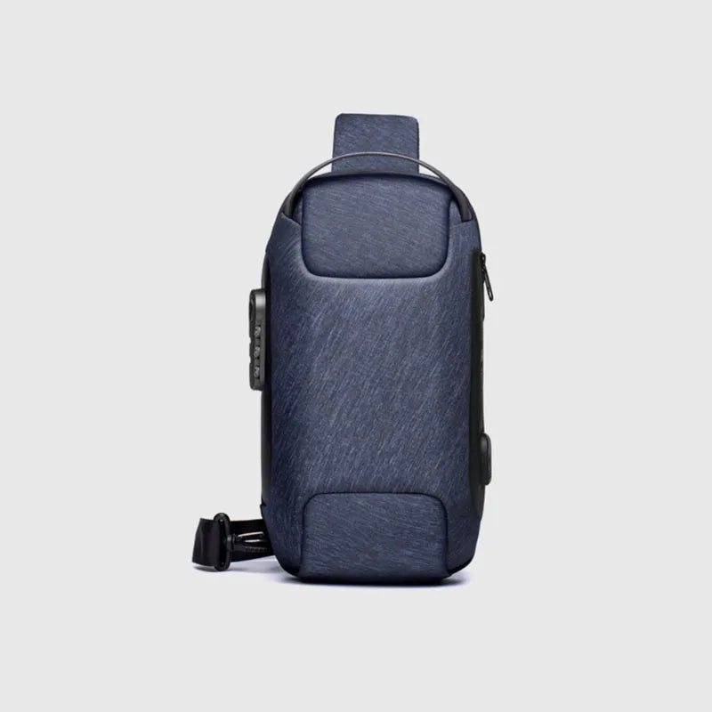 Anti-Theft Crossbody Bag with USB Charging – Modern, Secure, and Waterproof